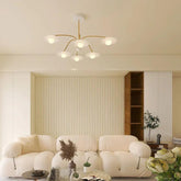 Disc-Shaped Multi-Head Lampshade Branch Chandelier - Clowas